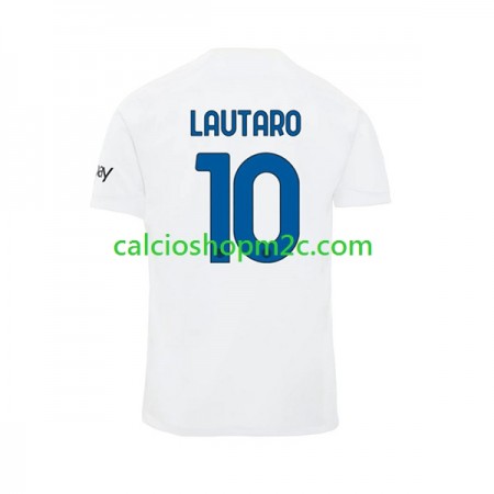 Inter Milan Lautaro Martinez 10 Maglia Trasferta 2023/2024 Manica Corta